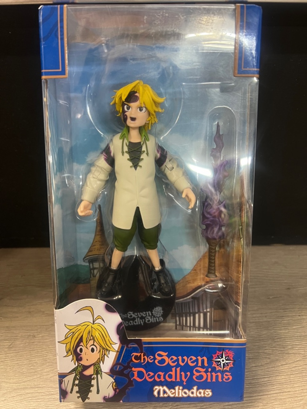 The Seven Deadly Sins Meliodas Figure - Blonde, Green Outfit